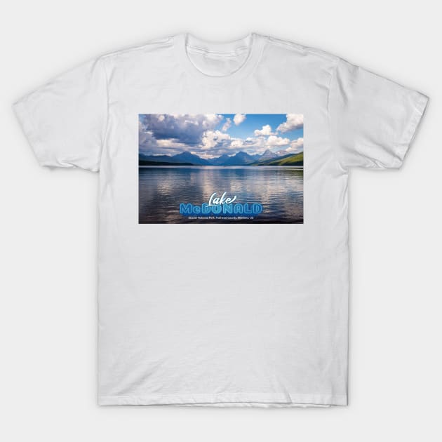 Lake McDonald T-Shirt by Gestalt Imagery